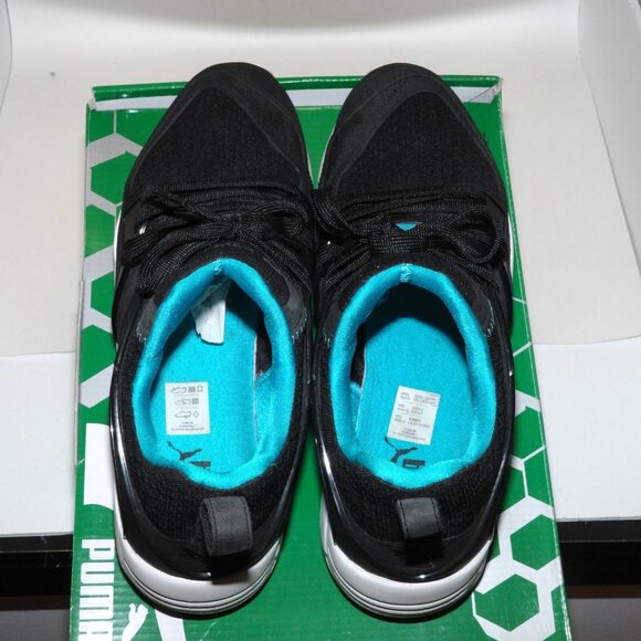 2014 Puma Blaze Of Glory Mesh Evo Trinomic Black Turquoise US 12 357464-01 - Picture 6 of 9